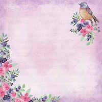Little Birdie Birds & Berries Cardstock Pack, 12" x 12"
