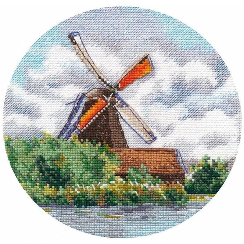 Oven Miniature Mill Cross Stitch Kit