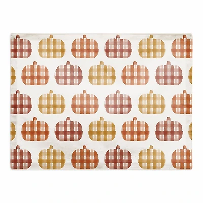 Plaid Pumpkins Poly Twill Placemat