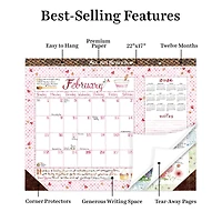 2026 Susan Branch Large Desk Pad Monthly Blotter Calendar