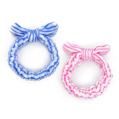 Assorted Next Chapter Striped Velvet Spa Headband, 1pc. by Fab Finds