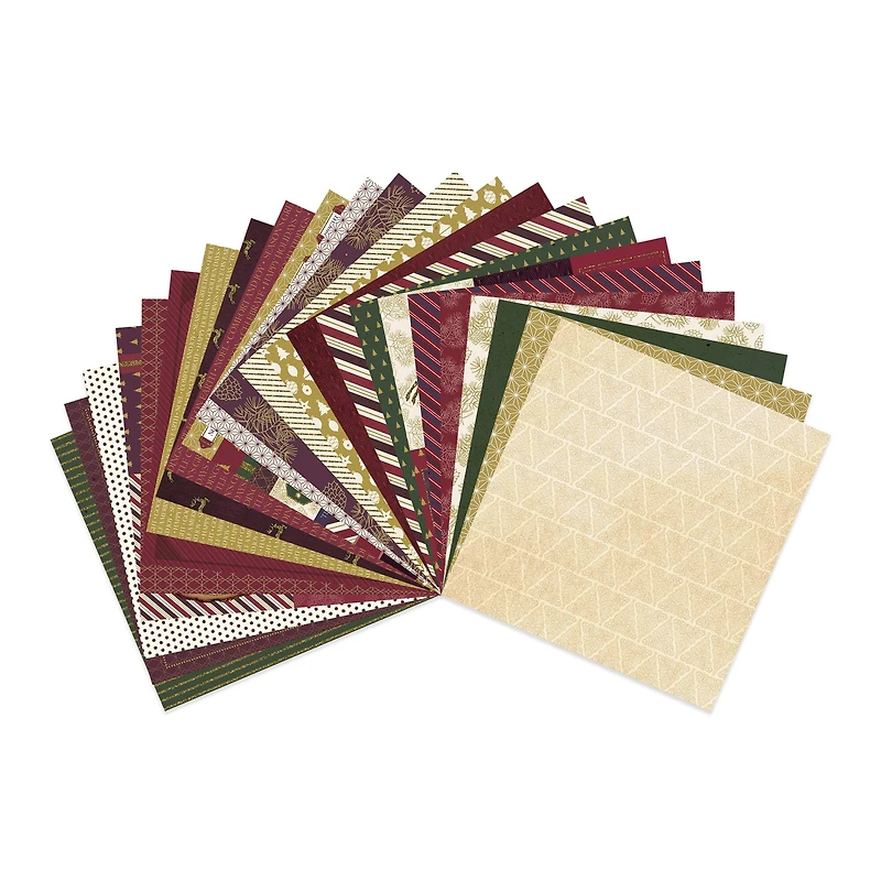 6" x 6" Holiday Tidings Double-Sided Paper Pad, 24 Sheets by Recollections™
