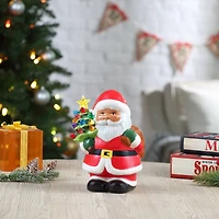 Mr Christmas 9" Nostalgic Santa Ceramic Figure