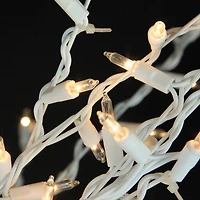 4ft. Pre-Lit White Cascade Twig Outdoor Artificial Christmas Tree