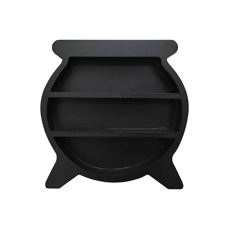 9" Black Cauldron Wall Shelf by Ashland®