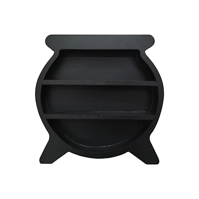 9" Black Cauldron Wall Shelf by Ashland®