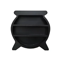 9" Black Cauldron Wall Shelf by Ashland®