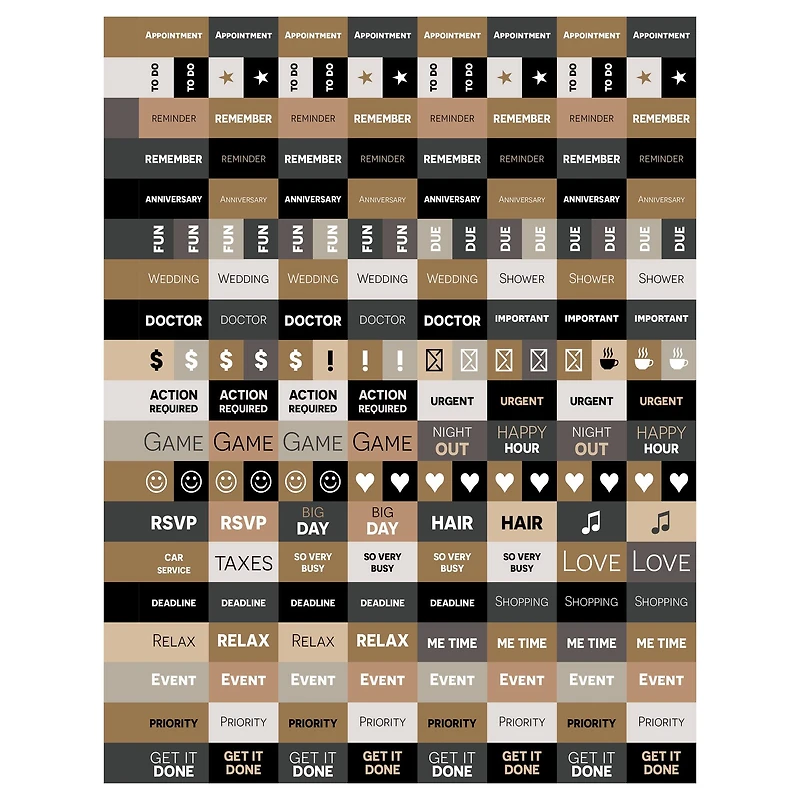TF Publishing 2024 Black & Tan Large Planner