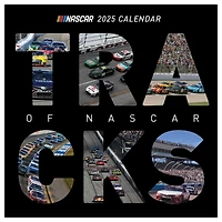 TF Publishing 2025 Nascar Tracks Wall Calendar
