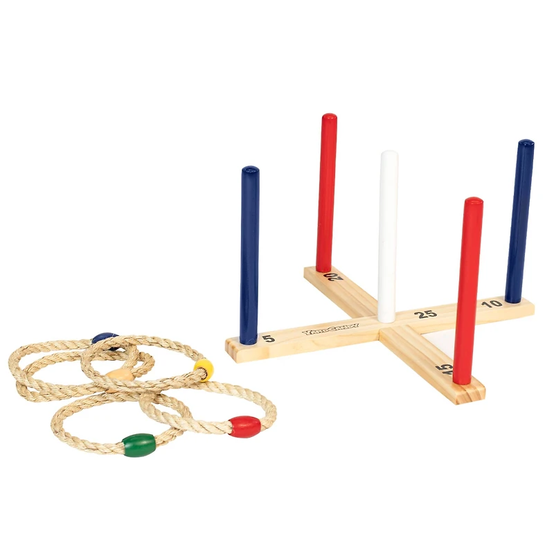 YardCandy Stars & Stripes Collection Wooden Ring Toss