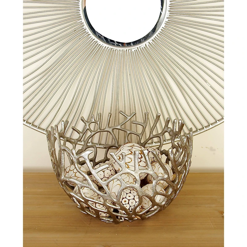 Aluminum Coastal Decorative Bowl Set