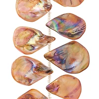 Amber Shell Teardrop Beads, 34mm by Bead Landing™