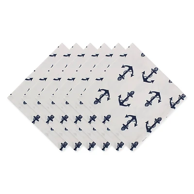DII® Anchors Away Maritime Spread Napkins, 6ct.