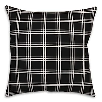 18" Plaid Indoor/Outdoor Pillow