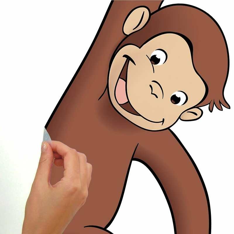 RoomMates Curious George Peel & Stick Giant Wall Decal