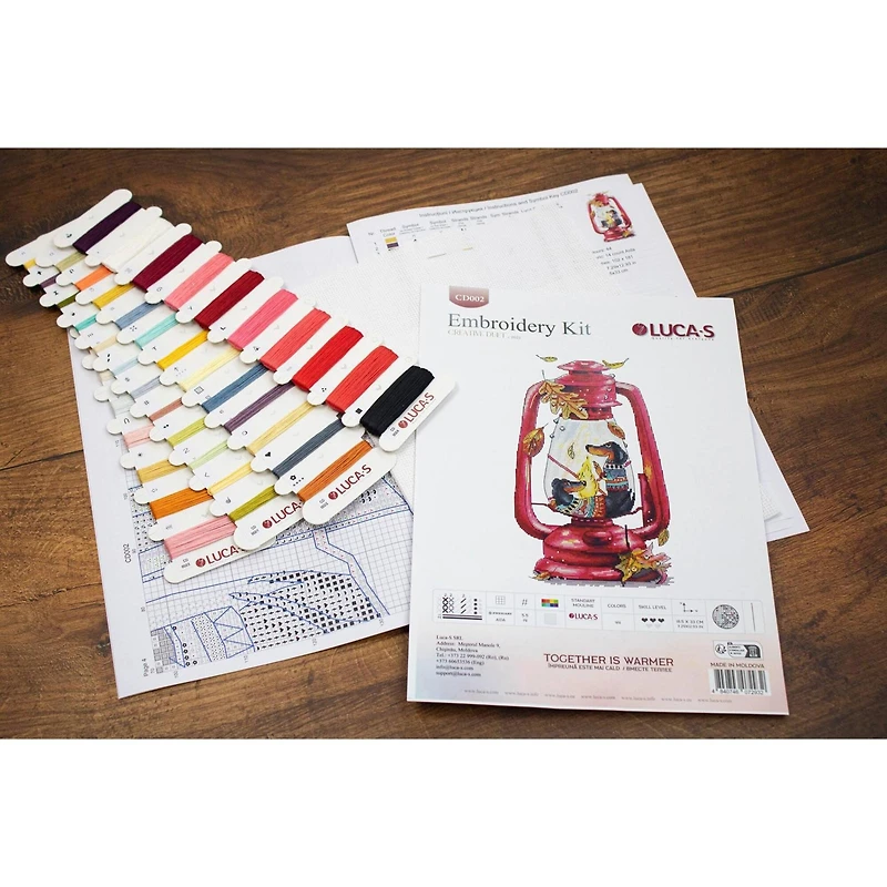 Luca-S Together Is Warmer Counted Cross-Stitch Kit