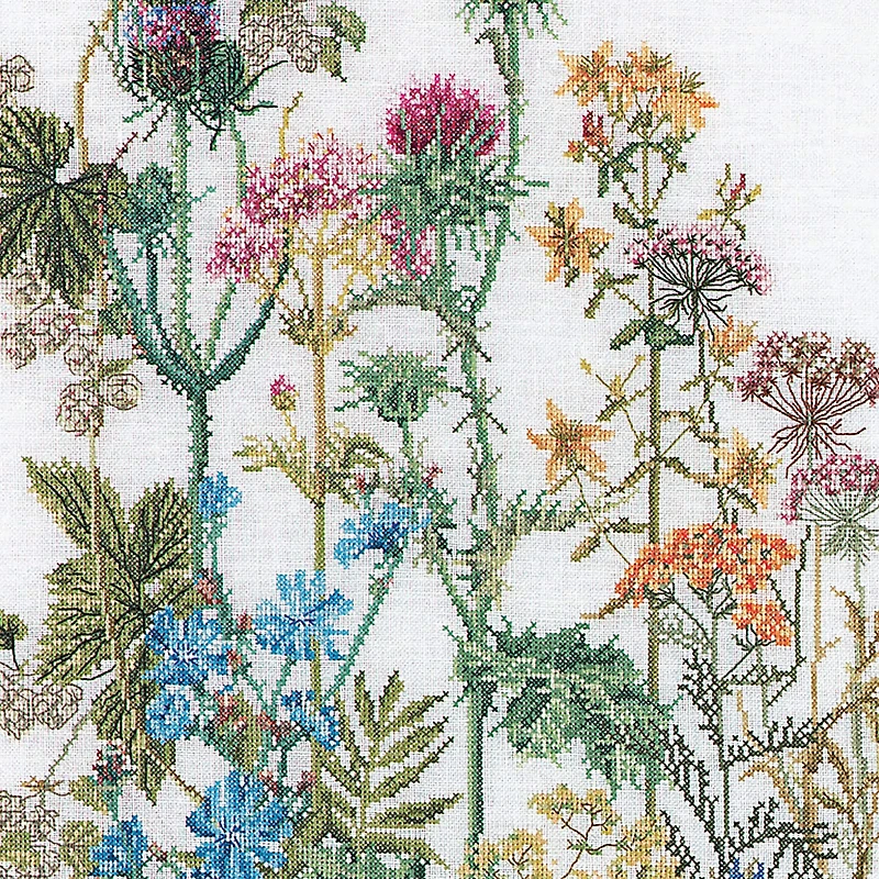 Thea Gouverneur Herbs Cross Stitch Kit
