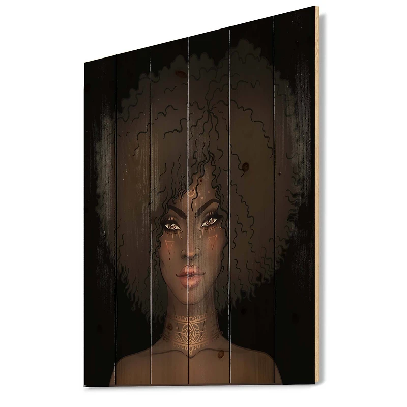 Designart - Portrait of African American Woman III