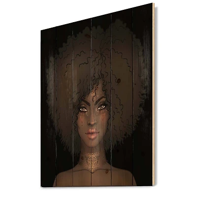 Designart - Portrait of African American Woman III