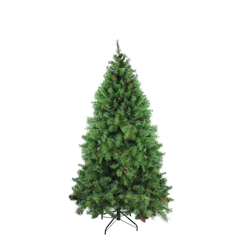 7.5ft. Unlit Dakota Red Pine Artificial Christmas Tree with Pinecones