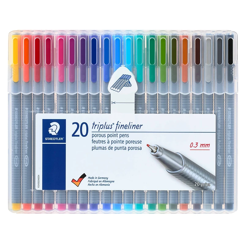 Staedtler® Triplus® Fineliners, 20 Count
