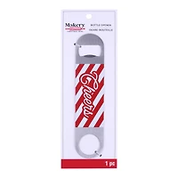 7" Red & White Cheers Bottle Opener by Makery™