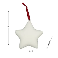 4" DIY Ceramic 3D Star Ornament by Make Market®