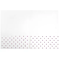 JAM Paper White & Burgundy Dots Handmade Recycled Folders, 6ct.