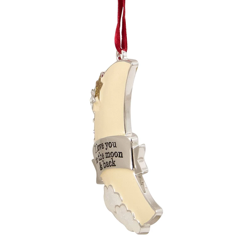 3.25" "I Love You to the Moon & Back" Ornament