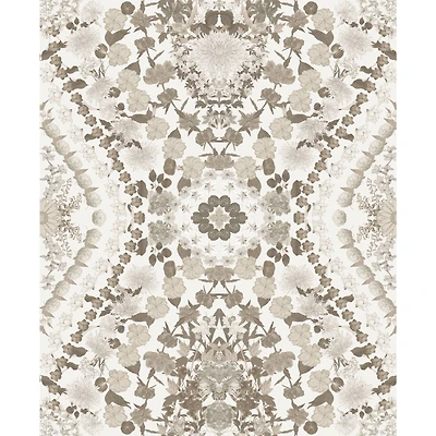 RoomMates Mr. Kate Brown Dried Flower Kaleidoscope Peel & Stick Wallpaper