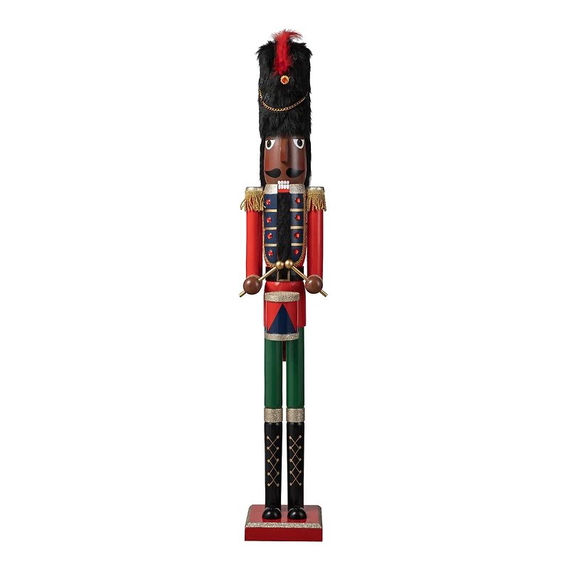 Glitzhome® 42" Wooden Christmas Soldier Nutcracker