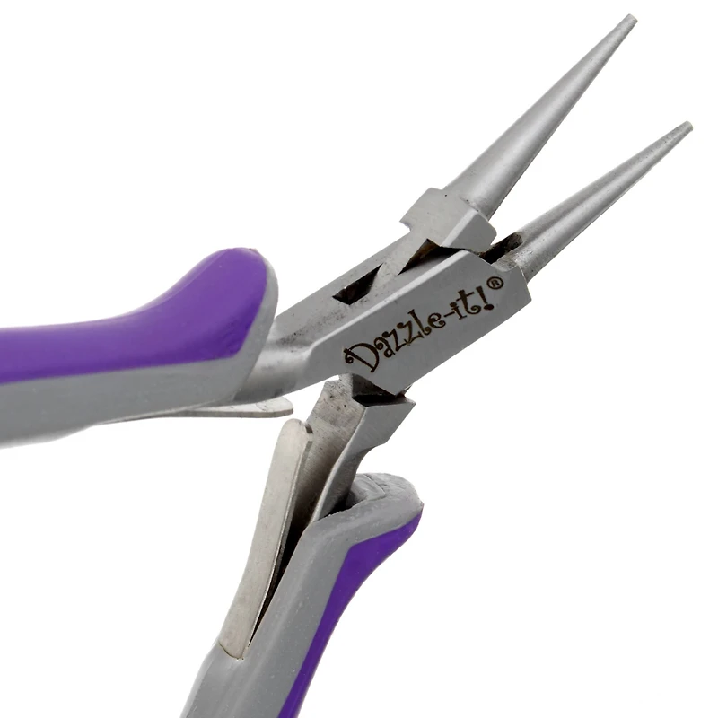 John Bead Ergo Minis 5" Multi Purpose Round Nose Stainless Steel Jewelry Pliers