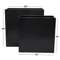 Modern Square Planter Set