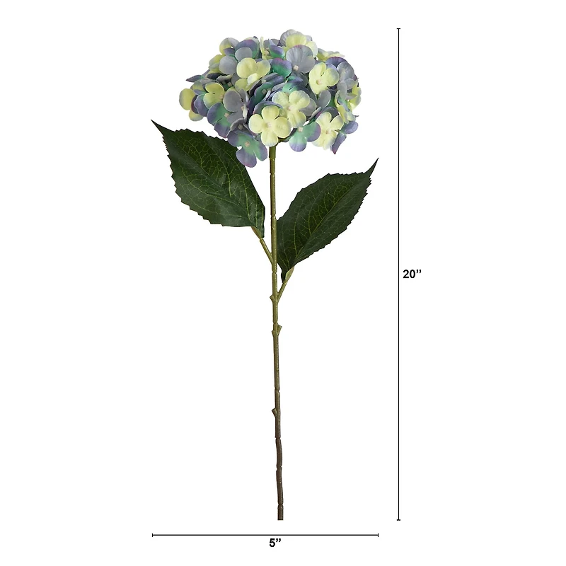 20" Hydrangea Flower Stems