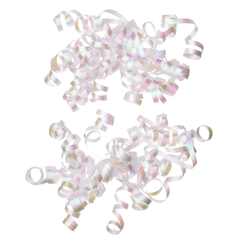 White Holographic Twisty Bows By Celebrate It™