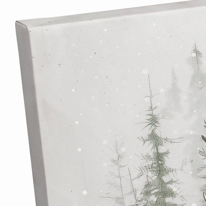 Winter Reindeer 16" x 20" Canvas Wall Art