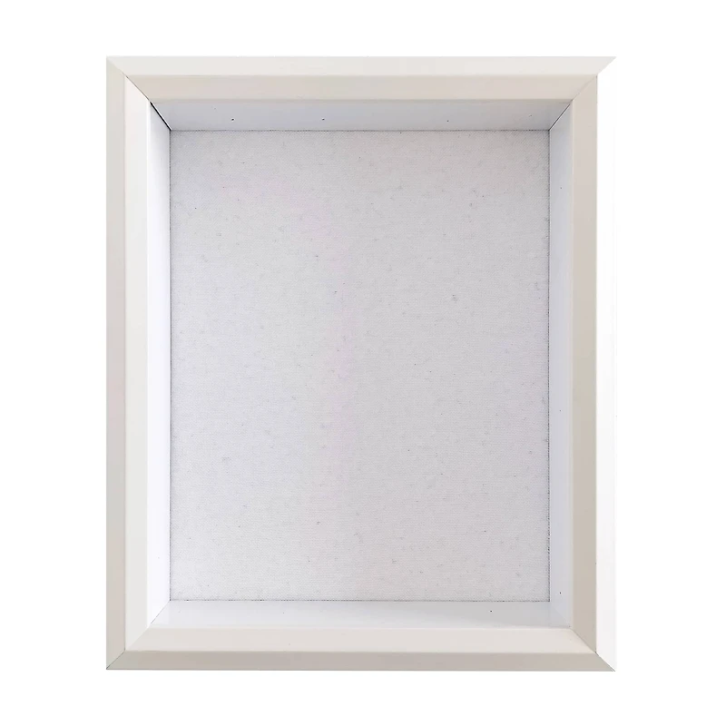 White Beveled Shadow Box by Studio Décor