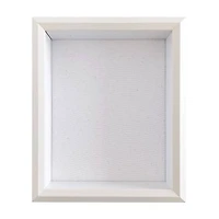 White Beveled Shadow Box by Studio Décor
