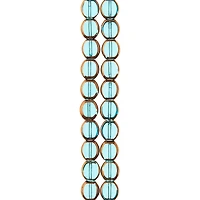 Aqua Table Cut Glass Beads, 10mm by Bead Landing™