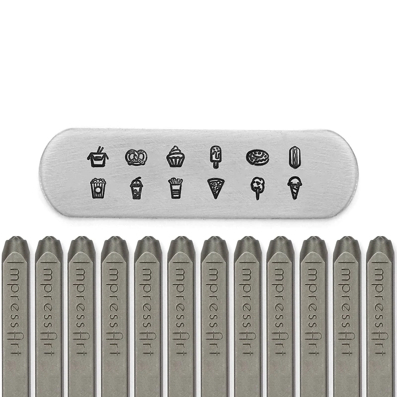 ImpressArt® 4mm Food Metal Stamps Pack
