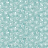 Fabric Editions Turquoise Buzzing Bees Cotton Fabric