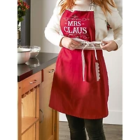 DII® Mrs. Claus Skirt Apron