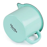 Martha Stewart 2.5 Cup Aqua Enamel on Steel Measuring Cup