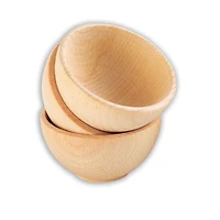 TickiT® Wooden Bowls, 3ct.