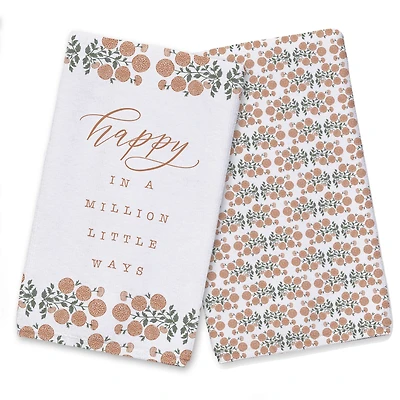 Happy in a Million Little Ways Tea Towel Set