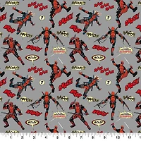 Marvel® Deadpool Packed Cotton Fabric