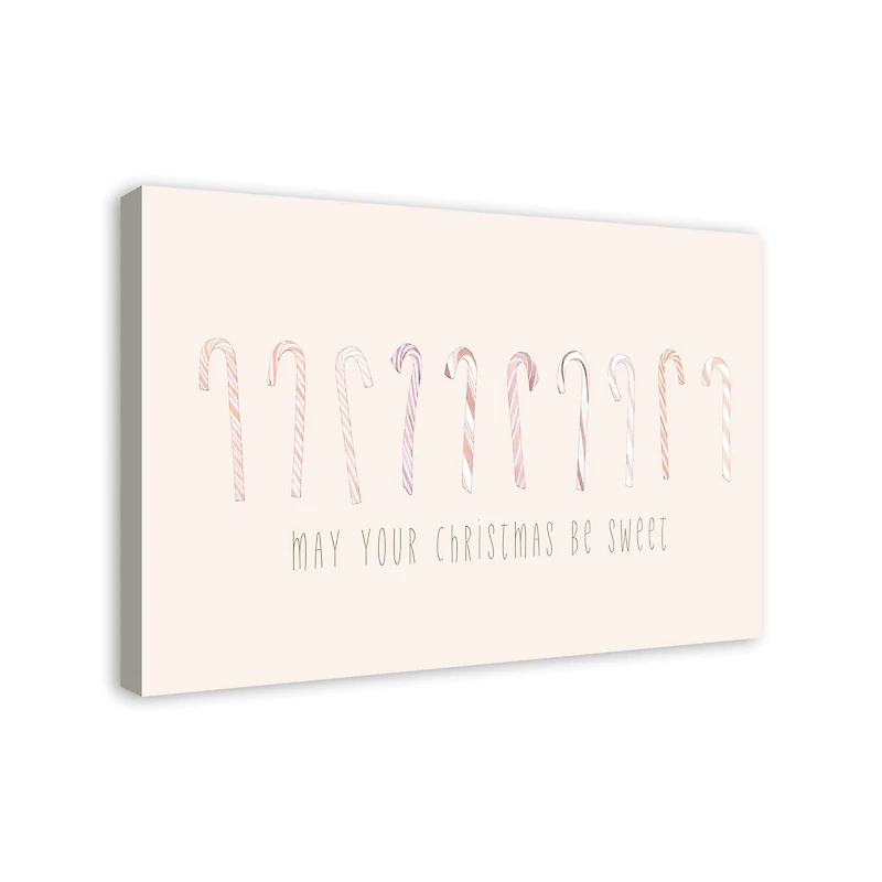May Your Christmases Be Sweet Canvas Wall Art