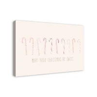 May Your Christmases Be Sweet Canvas Wall Art