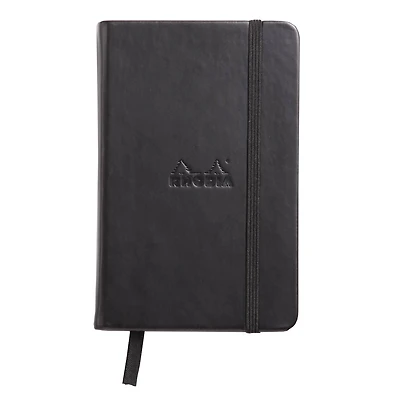 Rhodia® Black Lined Webnotebook, 3.5" x 5.5"