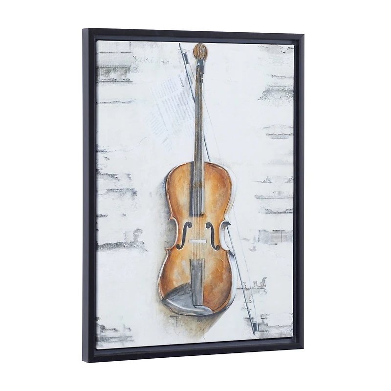 Brown Polystone Traditional Framed Wall Art